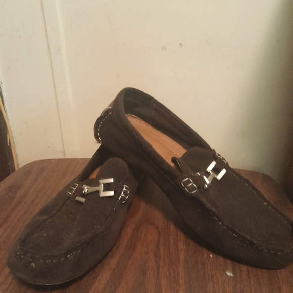 Alfani driving loafers,  size 10, brown - Picture 3 of 6